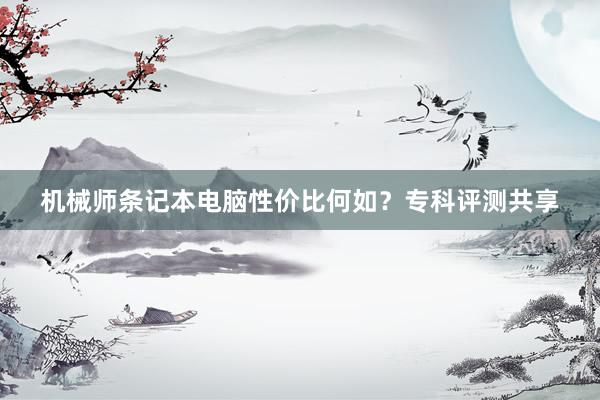 机械师条记本电脑性价比何如？专科评测共享